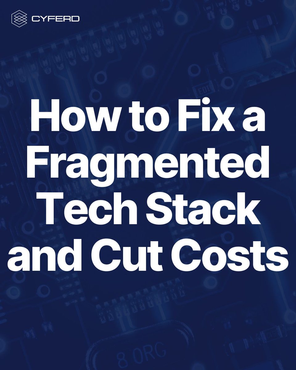 Your tech stack isn’t broken because you’re using the wrong tools.
It’s broken because your tools aren’t working together.

Let’s fix the fragmentation — not by replacing everything, but by simplifying strategically.

👉 Read the blog: buff.ly/qedKayU

#TechStack