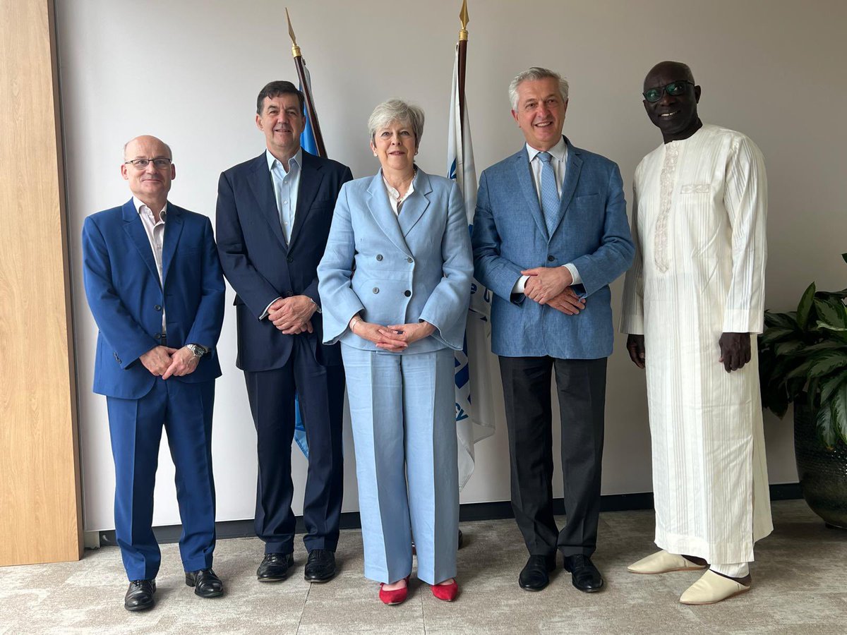 FilippoGrandi's tweet image. An honour to host @theresa_may and members of the Global Commission on Modern Slavery, which she chairs.
UNHCR will continue to contribute to its fight against the exploitation and trafficking of human beings.
@gcmodernslavery @ProfAThompson @AdviserAdaDieng @NuffieldCollege