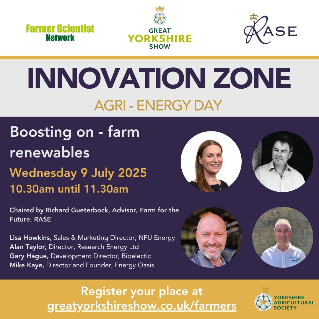FarmerScientist (@farmerscientist) on Twitter photo Join us at the <a href="/greatyorkshow/">Great Yorkshire Show</a> Clean Energy Day to explore the future of farming fuels. Discover cutting-edge alternatives to fossil fuels—from hydrogen to biogas—and how they're transforming energy use on farms. Tt’s a must-attend for anyone shaping sustainable agriculture. Join us at the <a href="/greatyorkshow/">Great Yorkshire Show</a> Clean Energy Day to explore the future of farming fuels. Discover cutting-edge alternatives to fossil fuels—from hydrogen to biogas—and how they're transforming energy use on farms. Tt’s a must-attend for anyone shaping sustainable agriculture.
