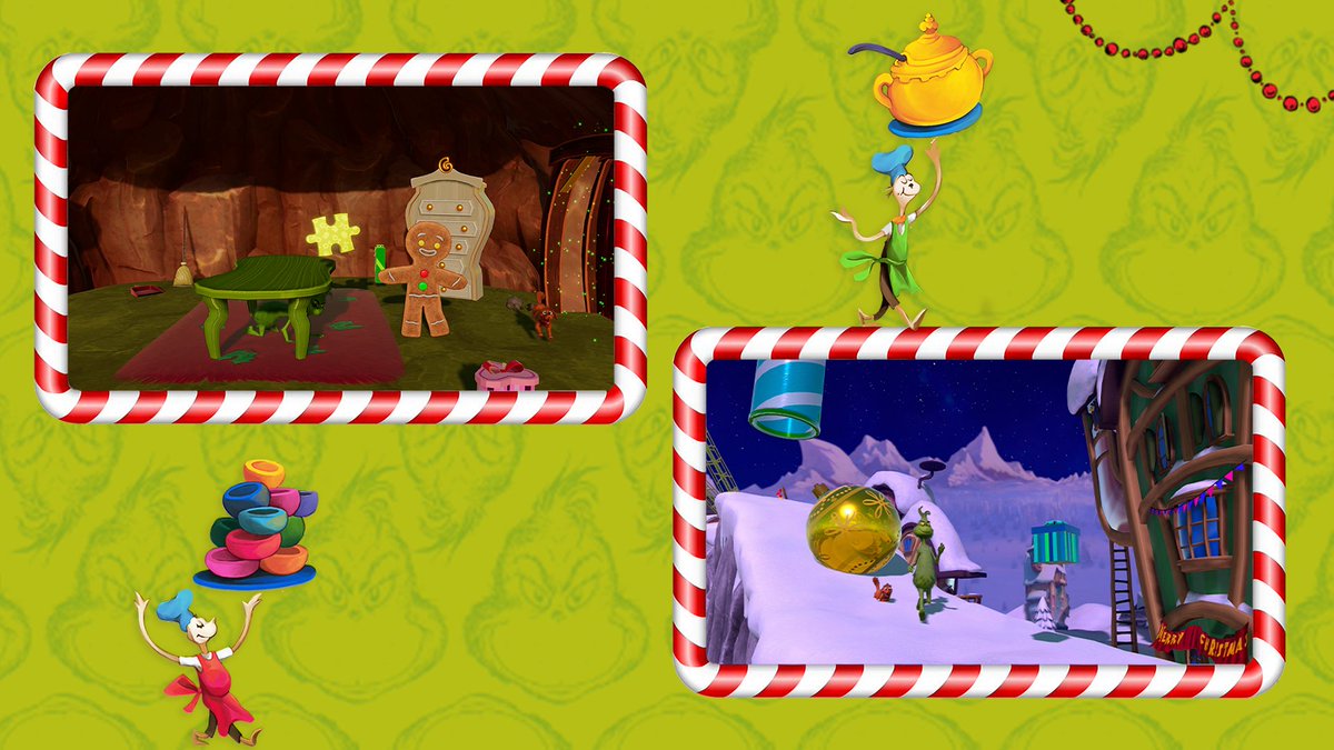Outright_Games's tweet image. 🎄The Grinch strikes again! 🎄
The Grinch: Christmas Adventures – Merry & Mischievous Edition is coming soon to Switch, PlayStation, Xbox, and Steam! New DLC, in-game store, sleigh & snowboard upgrades, and 2-player co-op! 😉
#TheGrinchGame
