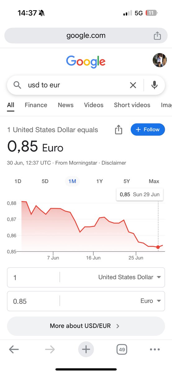 PoeHaH's tweet image. European product people, are you doing anything to offset the USD losses?
