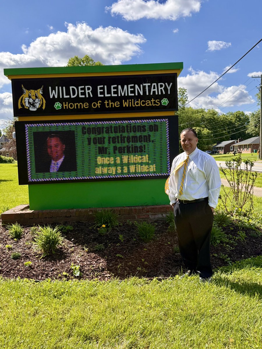 Bill Perkins (@billperkins12) on Twitter photo This marks my final day as Principal of <a href="/WilderWildcats/">Wilder Elem. School</a> after 11 years and <a href="/JCPSKY/">JCPS</a> after 32 years. It has been a great honor to serve. I want to wish new Principal <a href="/torrileemartin/">Torri Martin, NBCT, 2019 PAEMST</a> the very best! I am confident even greater days are ahead for <a href="/WilderWildcats/">Wilder Elem. School</a> This marks my final day as Principal of <a href="/WilderWildcats/">Wilder Elem. School</a> after 11 years and <a href="/JCPSKY/">JCPS</a> after 32 years. It has been a great honor to serve. I want to wish new Principal <a href="/torrileemartin/">Torri Martin, NBCT, 2019 PAEMST</a> the very best! I am confident even greater days are ahead for <a href="/WilderWildcats/">Wilder Elem. School</a>