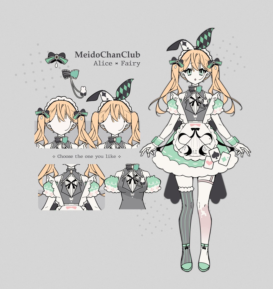 MPCBEOM's tweet image. Official Costume  🫖 𓆩♡𓆪
MeidoChanClub :  Alice x Fairy 

สามารถ​ดัดแปลงแก้ไข​ตามความเหมาะสม​ ขอให้เหลือไว้เค้าโครง​เดิม

#MeidoChanClub_MPC