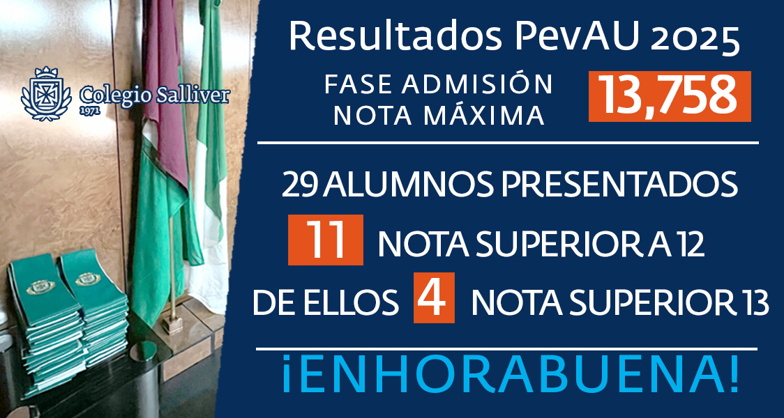 Enhorabuena a todos nuestros alumnos de #bachillerato por su trabajo y los resultados obtenidos en #PevAU 😊 
Estamos muy orgullosos de todos vosotros #crecerenconfianza
