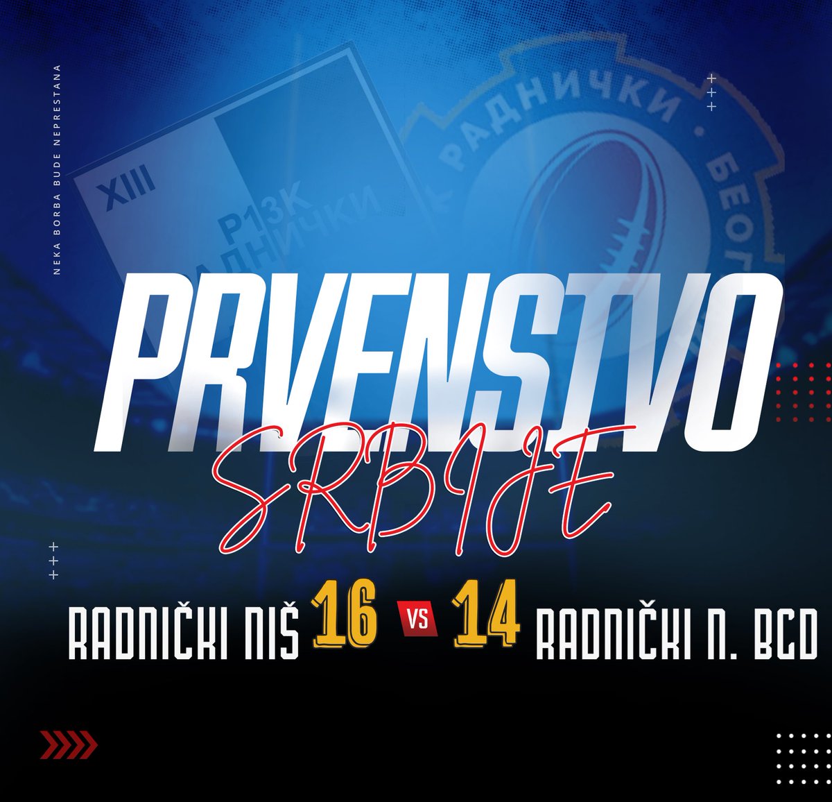 Serbian Championship🔥

Last weekend, the team Radnički Niš hosted Radnički Novi Beograd and secured a victory on their home turf!

Congratulations to the winners!💪
