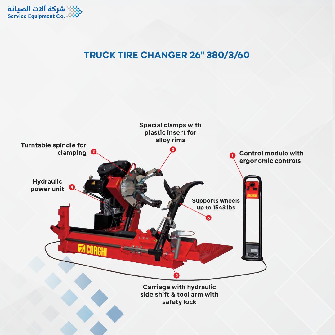SrvcEquipmentSA's tweet image. 🚛 طوروا قدرات خدماتكم مع جهاز تغيير إطارات الشاحنات المميز، متوفر الآن في شركة المعدات الخدمية. مصمم للمتانة وسهولة الاستخدام، وهو الحل الأمثل لصيانة الإطارات بكفاءة عالية. 🔧🛞

#Balubaid
#service_Equipment
#CarMaintenance
#GarageEquipment