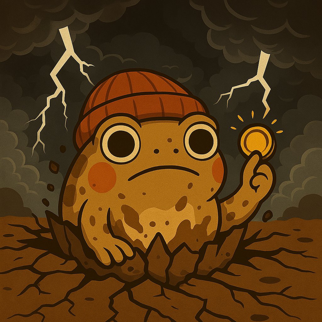 RayniCoinSol's tweet photo. After 25 million years of dirt naps and dramatic exits… he’s back. And this time, he brought crypto. #MemeRoyalty #LaunchingSoon #SolGem $Rayni #shill #Solana #memecoin #1000xgem #EarlyBird #FroggoMania #Breviceps #RayniTheRainFrog #Crypto https://t.co/0li4hY4XcW