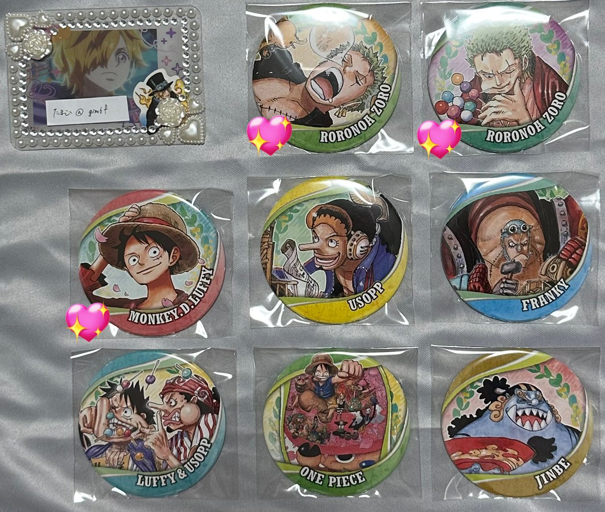 gim6f's tweet photo. 交換 ONEPIECE ワンピース コレクション缶バッジ Spring 

譲：画像

求：同種サボ ＞異種リリス(商品名長ェな,EGGHEAD)

郵送
💖はサボとの交換のみ

お気軽にお声掛けお願いいたします🙇🏻‍♀️ https://t.co/dSzadoeWvw