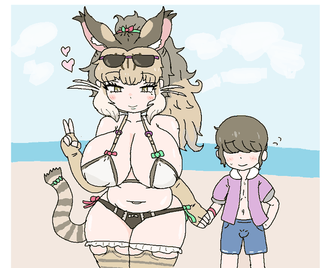 まま、ポニテ似合うかな?差分 