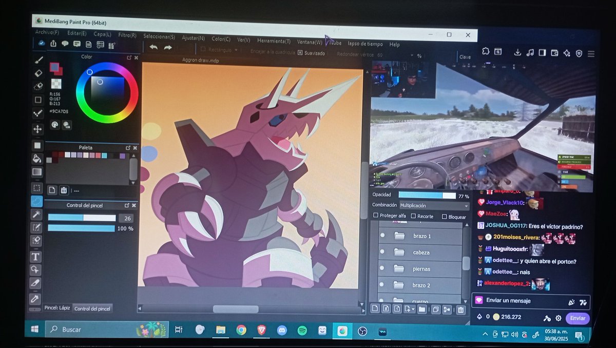 ribbit_froppy's tweet photo. dibujando y mirando el stream del plutarque_geo 😼 https://t.co/TFx156TDMG