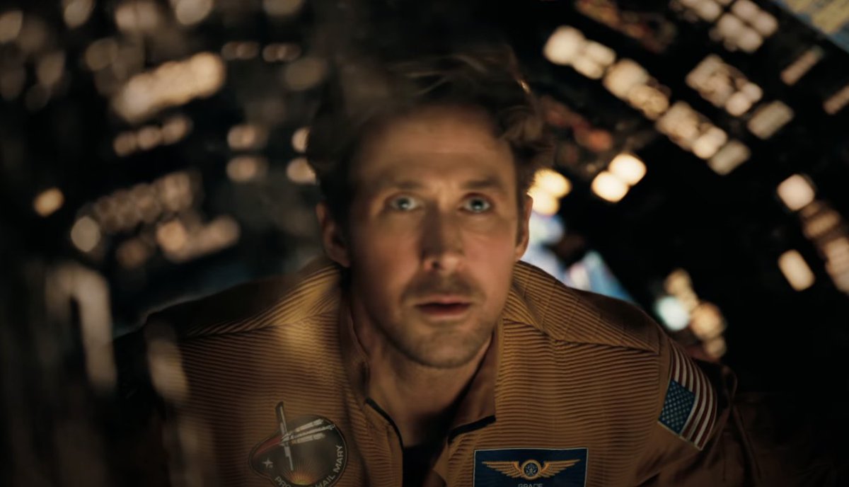 Variety's tweet image. Ryan Gosling is a school teacher turned astronaut on a mission to save the world in #ProjectHailMary, co-starring Sandra Hüller. 

The film opens in theaters March 20, 2026. Watch the trailer here: variety.com/2025/film/news…