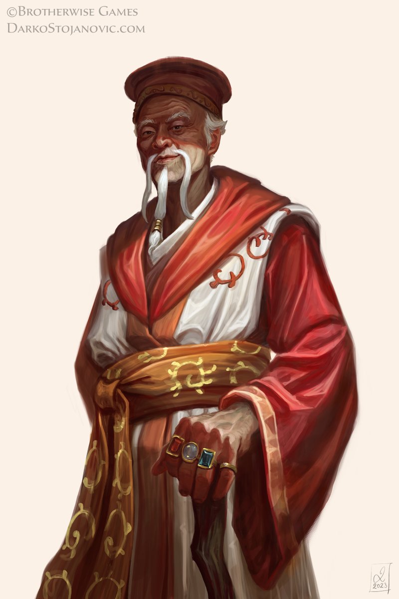 Darko Stojanovic (@darkos_art) on Twitter photo Taravangian, King of Kharbranth, a seemingly kind and generous man.
Painted for Cosmere RPG by <a href="/bwisegames/">Brotherwise Games</a> , art direction by Johnny O'Neal .
#cosmere #stormlightarchive #brandonsanderson #fantasy #illustrationart Taravangian, King of Kharbranth, a seemingly kind and generous man.
Painted for Cosmere RPG by <a href="/bwisegames/">Brotherwise Games</a> , art direction by Johnny O'Neal .
#cosmere #stormlightarchive #brandonsanderson #fantasy #illustrationart