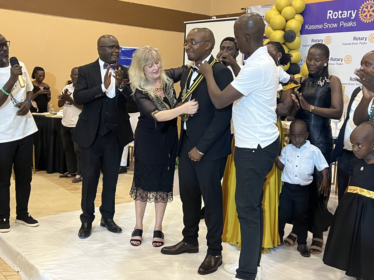 Baluku Isaya (@balukuisaya) on Twitter photo Installed new President of <a href="/Rotary_Snowpeak/">Rotary Club_Kasese Snow Peaks</a> 2025–2026!
It’s an honour to lead this incredible team of People of Action.
Together, we’re uniting for good! One Action at a Time.
#PeopleOfAction #OneActionAtATime <a href="/Rotary/">Rotary International</a> <a href="/rotarywinsch/">Rotary Winschoten</a> <a href="/GreengrantsFund/">Global Greengrants</a> <a href="/Rwakakamba/">Rwakakamba Morrison</a> <a href="/Rotaractkasese/">Rotaract Club of Kasese</a> Installed new President of <a href="/Rotary_Snowpeak/">Rotary Club_Kasese Snow Peaks</a> 2025–2026!
It’s an honour to lead this incredible team of People of Action.
Together, we’re uniting for good! One Action at a Time.
#PeopleOfAction #OneActionAtATime <a href="/Rotary/">Rotary International</a> <a href="/rotarywinsch/">Rotary Winschoten</a> <a href="/GreengrantsFund/">Global Greengrants</a> <a href="/Rwakakamba/">Rwakakamba Morrison</a> <a href="/Rotaractkasese/">Rotaract Club of Kasese</a>