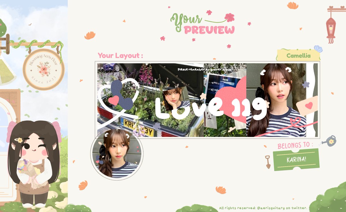 RT will be appreciated 💖

Halooo aku punya 4 ready layout karina yang bisa kalian langsung jemput jigeum right now ke dm akuuu! 😍💐

Price cek alt yaah &lt;3 all free retext 🥰

#zonauang #zonaba