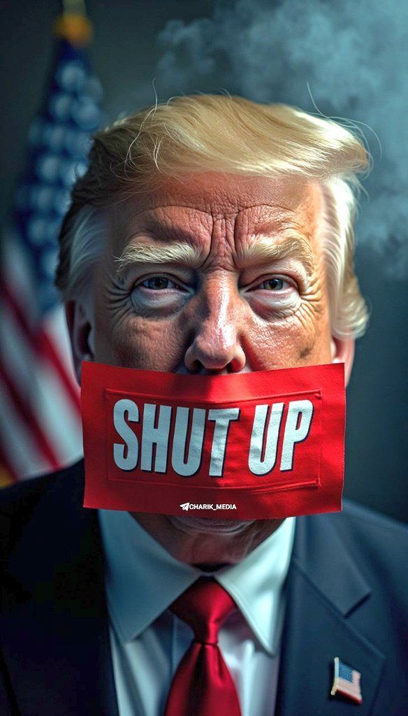 Nick_1824's tweet image. ترامپ گفته من دیگه با ایرانی ها حرفی ندارم 
خب به جهنم
ما هم بهت میگیم:

#PutASockInIt
#دهنتو_ببند