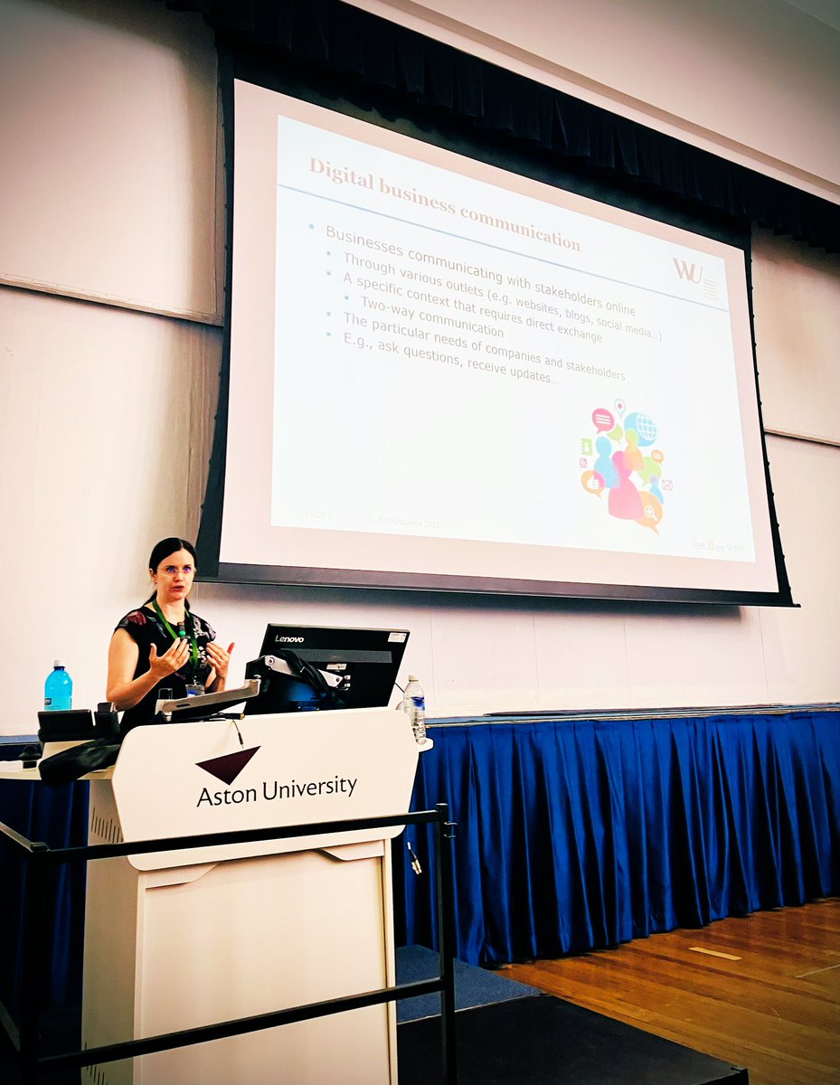 Stefan Diemer (@diemerstefan) on Twitter photo Ursula Lutzky <a href="/wu_vienna/">WU Vienna</a> presents a study on webcare on Twitter across industries <a href="/CL2025Conf/">Corpus Linguistics Conference 2025</a> 📚🎓The data shows webcare is more than just customer care, including marketing and relationship management, as well as mass (ad) tweets, though strategies vary considerably #cl2025 Ursula Lutzky <a href="/wu_vienna/">WU Vienna</a> presents a study on webcare on Twitter across industries <a href="/CL2025Conf/">Corpus Linguistics Conference 2025</a> 📚🎓The data shows webcare is more than just customer care, including marketing and relationship management, as well as mass (ad) tweets, though strategies vary considerably #cl2025