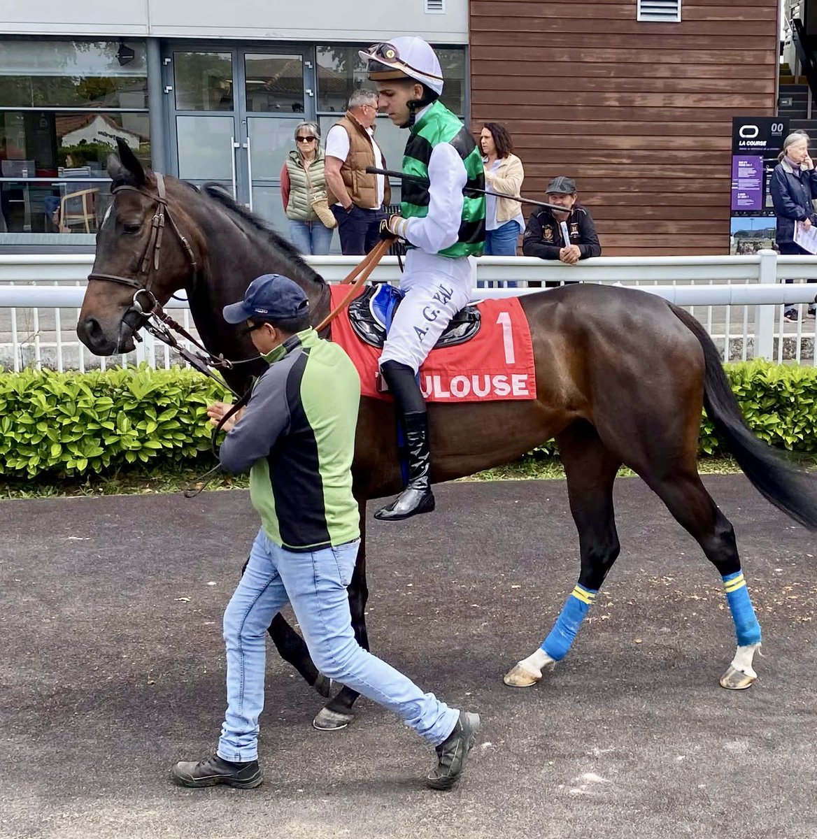 Mañana día 1 en Mont de Marsan, vuelve Penrhead a la pista, en un igualado handicap primera parte con el jockey de su última victoria <a href="/alexgu_officiel/">alejandro</a> Suerte Prepa y Alejandro. Vamos !! ☘️