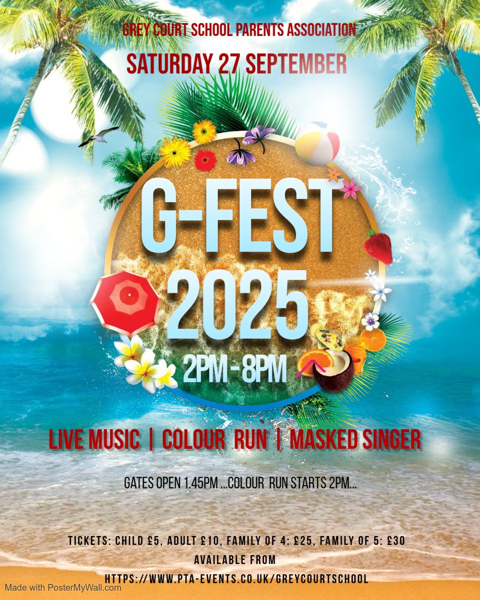 Thank you <a href="/ParkgateEstates/">Parkgate Estate Agents</a> for being such a proud supporter of Grey Court, once again sponsoring our flagship event #GFest25. 
Tickets will launch soon. Updates to follow