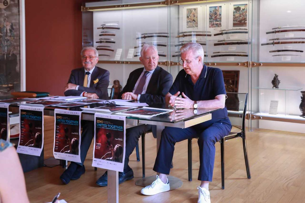 🎶 Presentato oggi a Trieste il tour ESYO 2025 “United Together - GO! 2025”: 48 giovani musicisti da 15 Paesi per un viaggio europeo di musica e pace.
📍Gran finale il 2 agosto, ore 21, Piazza Verdi – Trieste.
#ESYO #TriesteEstate