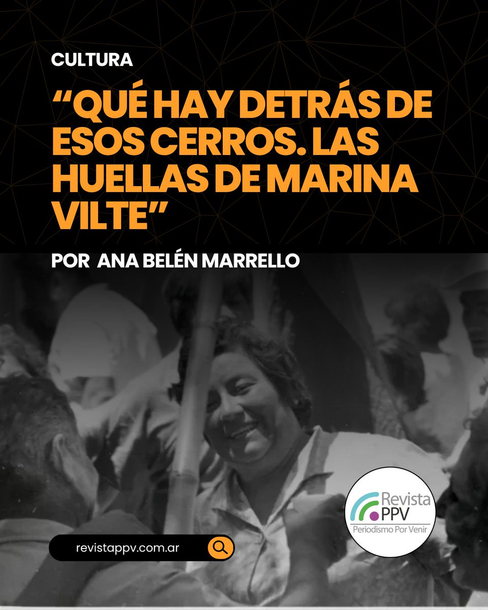 RevistaPPV's tweet image. 📌 [CULTURA] 📌

"¿Qué esconden esos cerros?"

Descubrí las huellas de Marina Vilte, una historia que desafía fronteras.

🔗 Lee más acá: lc.cx/9zG_Hg
✍️ Por Ana Belén Marrello
(@AnaBMarrello)

🚀 #SaltáElCerco

 #cultura #ctera