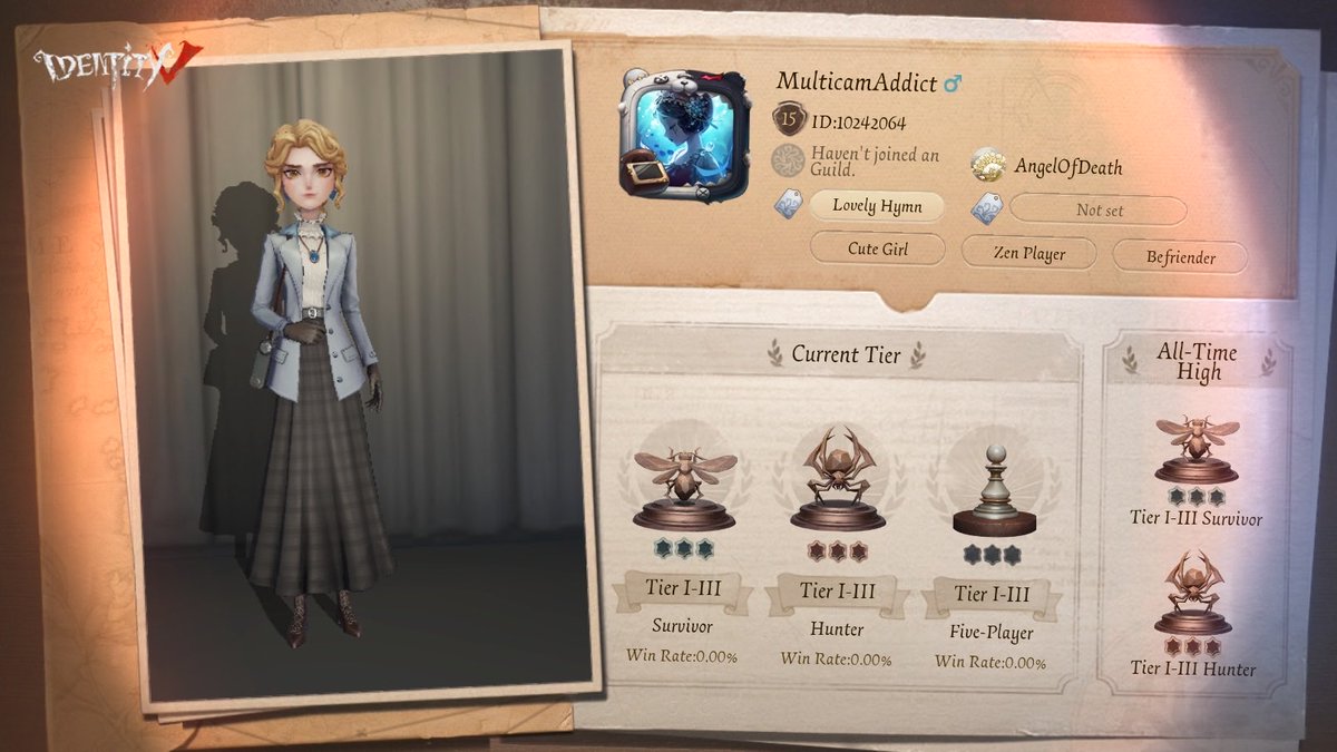 MulticamA's tweet image. I'm playing Identity V. Fancy a game?