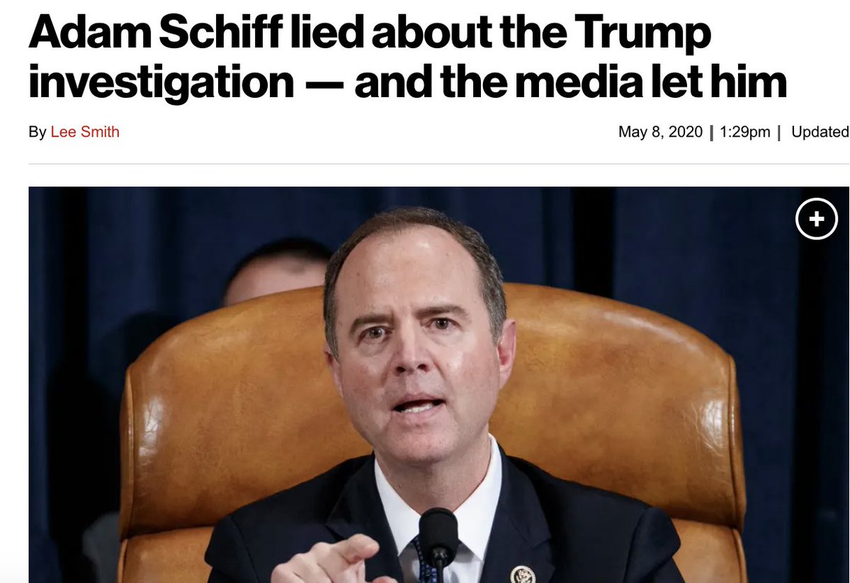 <a href="/SenAdamSchiff/">Adam Schiff</a> In a normal country, you'd be in prison for election interference and lying to the American people. You'd also be sued into bankruptcy by the 500 Americans raked over the coals in the Mueller Witch Hunt. <a href="/AGPamBondi/">Attorney General Pamela Bondi</a>