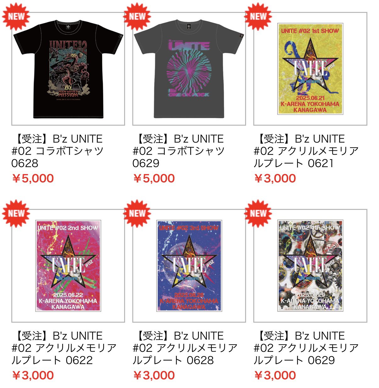B'z UNITE #02 6月22日コラボTシャツ マキシマムザホルモン XL