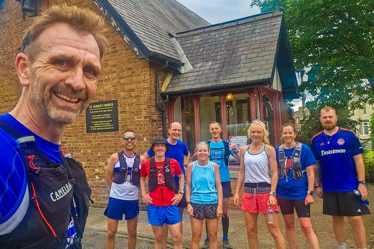 DioceseofDurham's tweet image. Five churches in our Diocese have joined forces with a local running group to celebrate a joint anniversary.
The Parish of the Upper Skerne was established in its current form back in 2005 – the same year as Sedgefield Harriers Athletic Club. To mark the occasion, on Sunday 22…