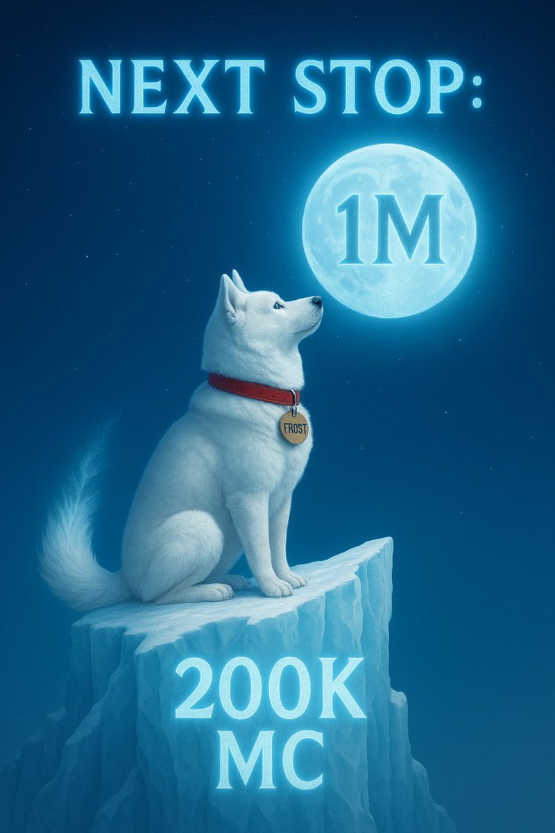 🚨 $FROST just smashed a new ATH — $200,000 MC! ❄️
They said it couldn’t be done. We did it cold.
This is what conviction + community looks like.
 Next stop: $1 MILLION.
If you're reading this, you're still early.
Let’s freeze the timeline. 🧊🔥
#FROST #BaseChain #ATHSeason