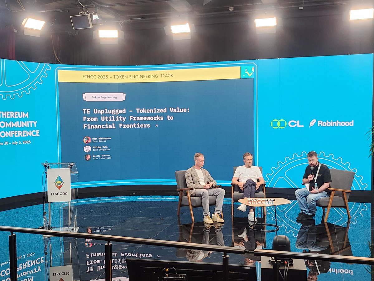 Valueverse (@valueverse_ai) on Twitter photo Tokenized Value: From Utility Frameworks to Financial Frontiers - a discussion between <a href="/MBRichardson87/">Mark Richardson</a> (<a href="/Bancor/">Bancor</a>), Philipp Zahn (<a href="/20squares/">20squares</a>) and <a href="/vasily_sumanov/">Vasily Sumanov</a> (<a href="/valueverse_ai/">Valueverse</a>) Tokenized Value: From Utility Frameworks to Financial Frontiers - a discussion between <a href="/MBRichardson87/">Mark Richardson</a> (<a href="/Bancor/">Bancor</a>), Philipp Zahn (<a href="/20squares/">20squares</a>) and <a href="/vasily_sumanov/">Vasily Sumanov</a> (<a href="/valueverse_ai/">Valueverse</a>)