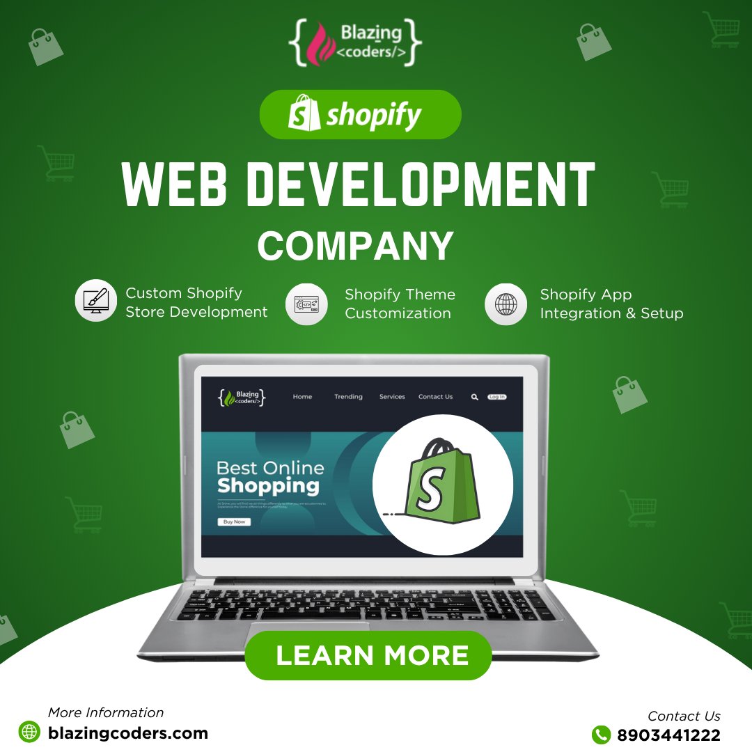 blazingcoders1's tweet image. Launch your Shopify store the smart way with @blazingcoders!  From custom store development to theme customization and app integration.💻📈

📞 Contact us today: 8903441222
🌐 Visit: blazingcoders.com

#Blazingcoders #ShopifyDevelopment #eCommerceSolutions #ShopifyExperts