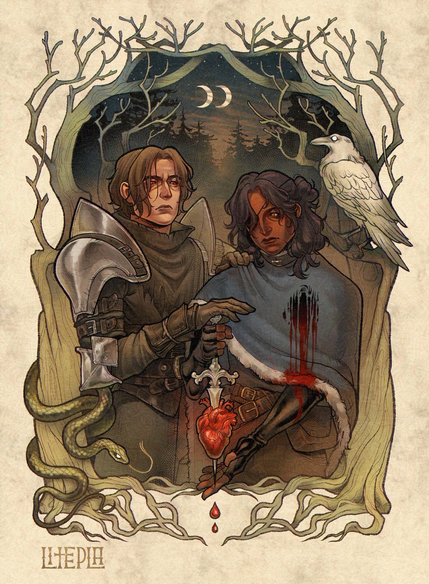 nastya_litepla's tweet image. Crucious and Keane 🗡️🩸
commission for Emery