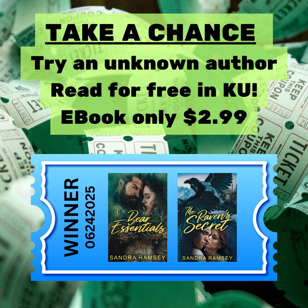 Be a Winner. Add one to your Ebook TBR.
Bear Essentials amazon.com/dp/B0DJ99GQP7
The Raven’s Secret amazon.com/dp/B0FBH169GL
#paranormalromance #military #romanticsuspense #newbook #bookstagram #booklover #bookworm #newrelease #bookstagrammer #booksbooksbooks #booklaunch