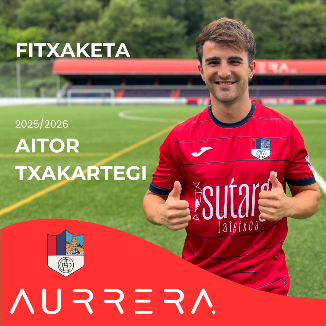 🔙🏠✍🏻 Etxera bueltan…

💥Hemen da aurtengo lehenengo fitxaketa. Aitor Txakartegi berriro gurekin!

2️⃣0️⃣2️⃣5️⃣-2️⃣0️⃣2️⃣6️⃣

#AurreraBeti 🔴🔵