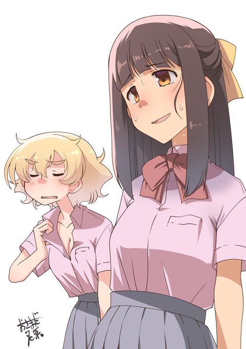 看板娘CG6月分です～
いやほんと暑いです…

せいふくむしむし | おさまだ名菓 #pixiv https://t.co/IMbRQjp9iZ 