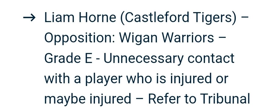 Hey Phil Bentham...

Does a Grade E charge being missed by both officials not constitute a clear error.

Look forward to the public apology..