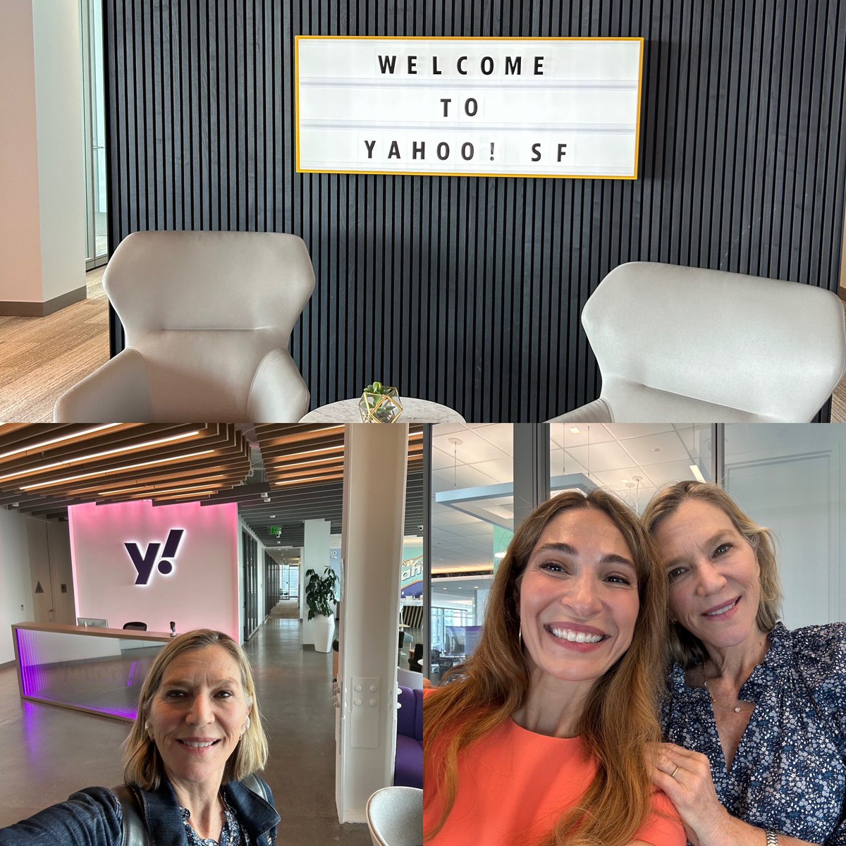 Fun to hit the west coast office of <a href="/Yahoo/">Yahoo</a> and work with Queen of Comms Sona IIiffe Moon and hear all the ways this iconic and OG brand is touching our lives with news, finance, sports, search, entertainment and more.