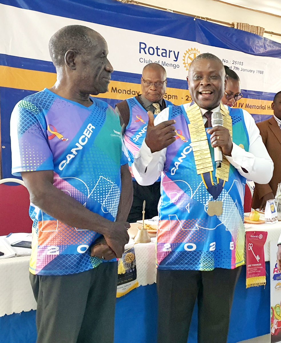 DGEDanielDdam's tweet image. The June 30th Rotary tradition
Today, we witnessed President Pafra of @RCMengo1988 gracefully hand over the instruments of power—booking his seat in Kirasha.
A day of honor, gratitude, and well-deserved reimbursements for a job excellently done.