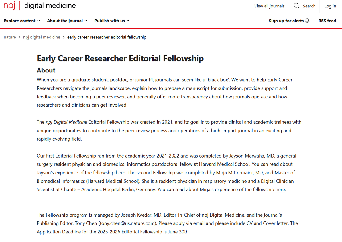 npj Digital Medicine tweet media
