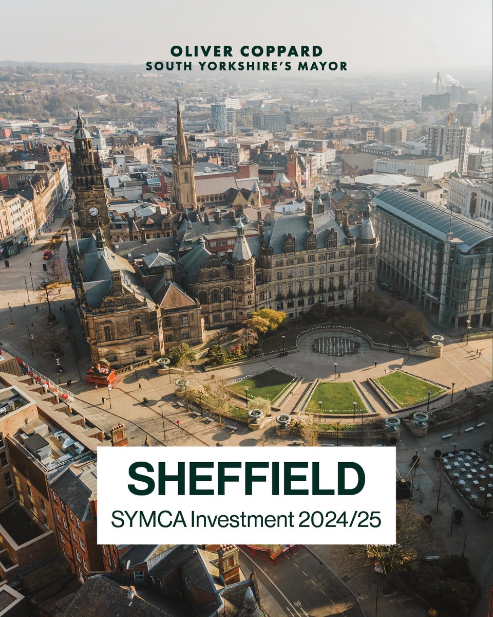 South Yorkshire Mayoral Combined Authority (@southyorksmca) on Twitter photo We’re investing in Sheffield’s future, reviving our history and providing jobs, homes, and new public spaces for a city everyone can be proud of. 👇 (1/7) <a href="/olivercoppard/">Oliver Coppard</a> <a href="/SheffCouncil/">Sheffield City Council</a> We’re investing in Sheffield’s future, reviving our history and providing jobs, homes, and new public spaces for a city everyone can be proud of. 👇 (1/7) <a href="/olivercoppard/">Oliver Coppard</a> <a href="/SheffCouncil/">Sheffield City Council</a>