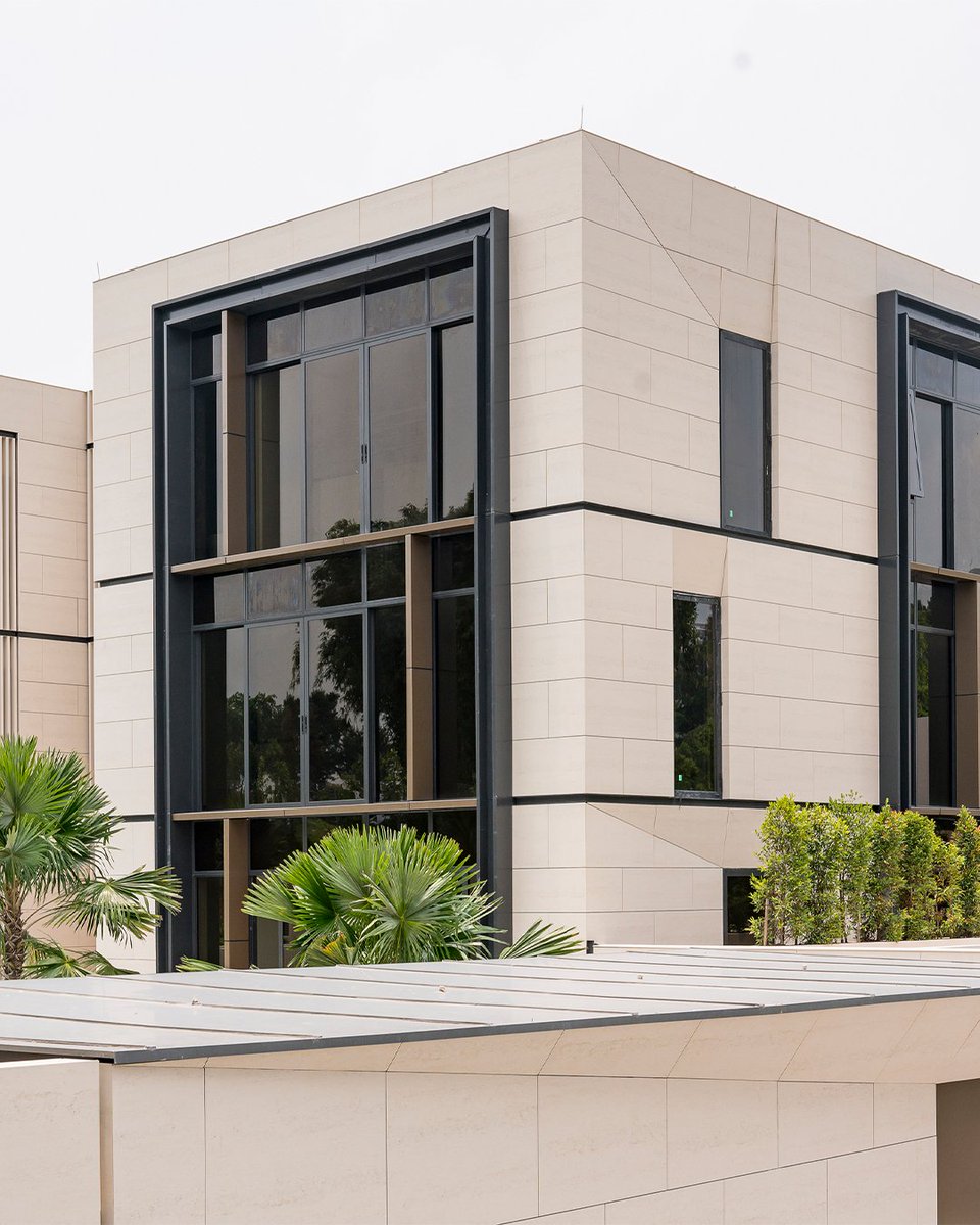Dekton's tweet photo. Dalvey Haus blends bold architecture with wild elegance. Its Dekton Danae façade shimmers like desert sands in motion—calm yet vibrant, timeless yet avant-garde. A living masterpiece in the heart of the city. https://t.co/X3fp2vkXmW