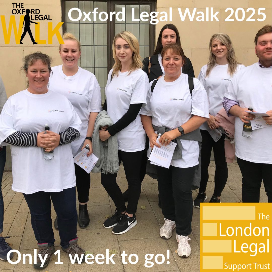 We are only one week away from the Oxford #LegalWalk! 🎉📆

Every step supports free frontline legal advice charities in Oxfordshire, aiding individuals in the community to access their right to justice. 👏