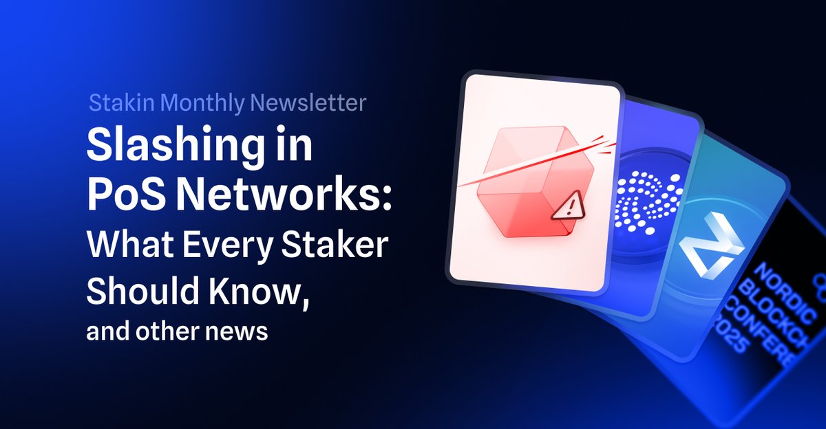 📢 June wrap-up: from slashing risks to staking upgrades.

Here’s what’s new:
1️⃣ Slashing in PoS: how to protect your stake across Sui, Cosmos, Solana, Polkadot, and more
2️⃣ IOTA Rebased brings MoveVM, smart contracts and dPoS
3️⃣ Learn about Zilliqa 2.0: new PoS architecture and