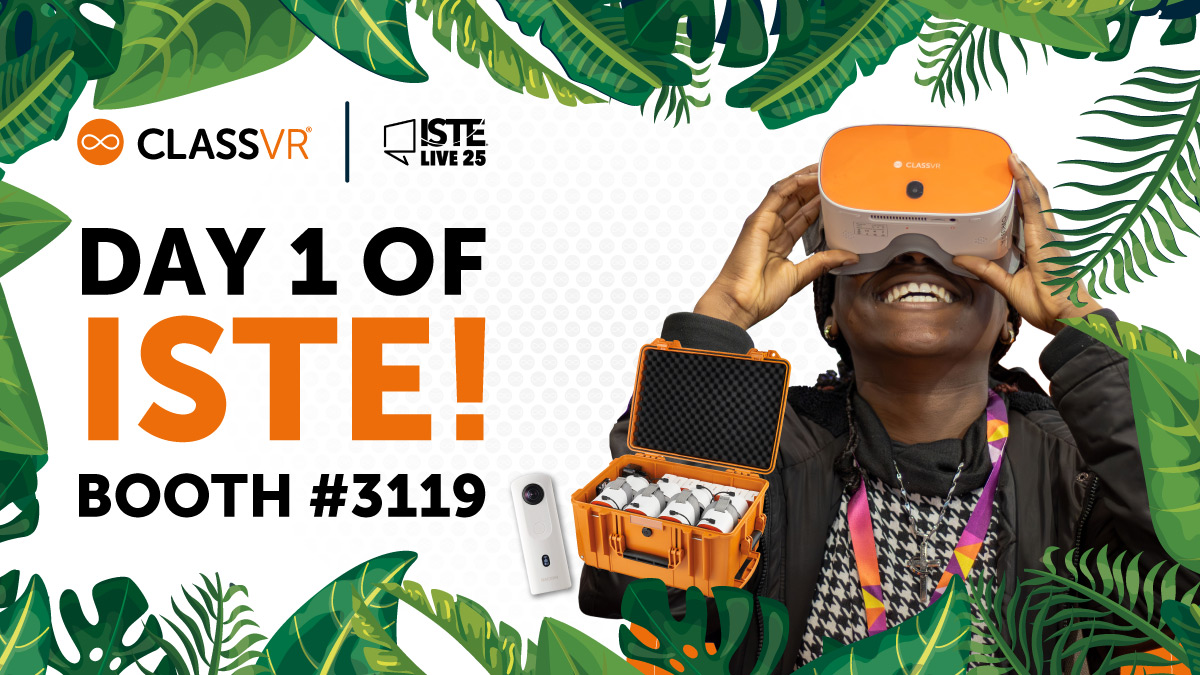 It’s Day 1 of ISTE! 🎉Stop by booth #3119 for first look our new ClassVR headsets, Xplorer and Xcelerate, through a live demo. Also, explore the Future Forests — a powerful immersive experience showcasing how impactful VR can be in the classroom.

<a href="/ISTEofficial/">ISTE</a>
#ISTE2025 #EdTech