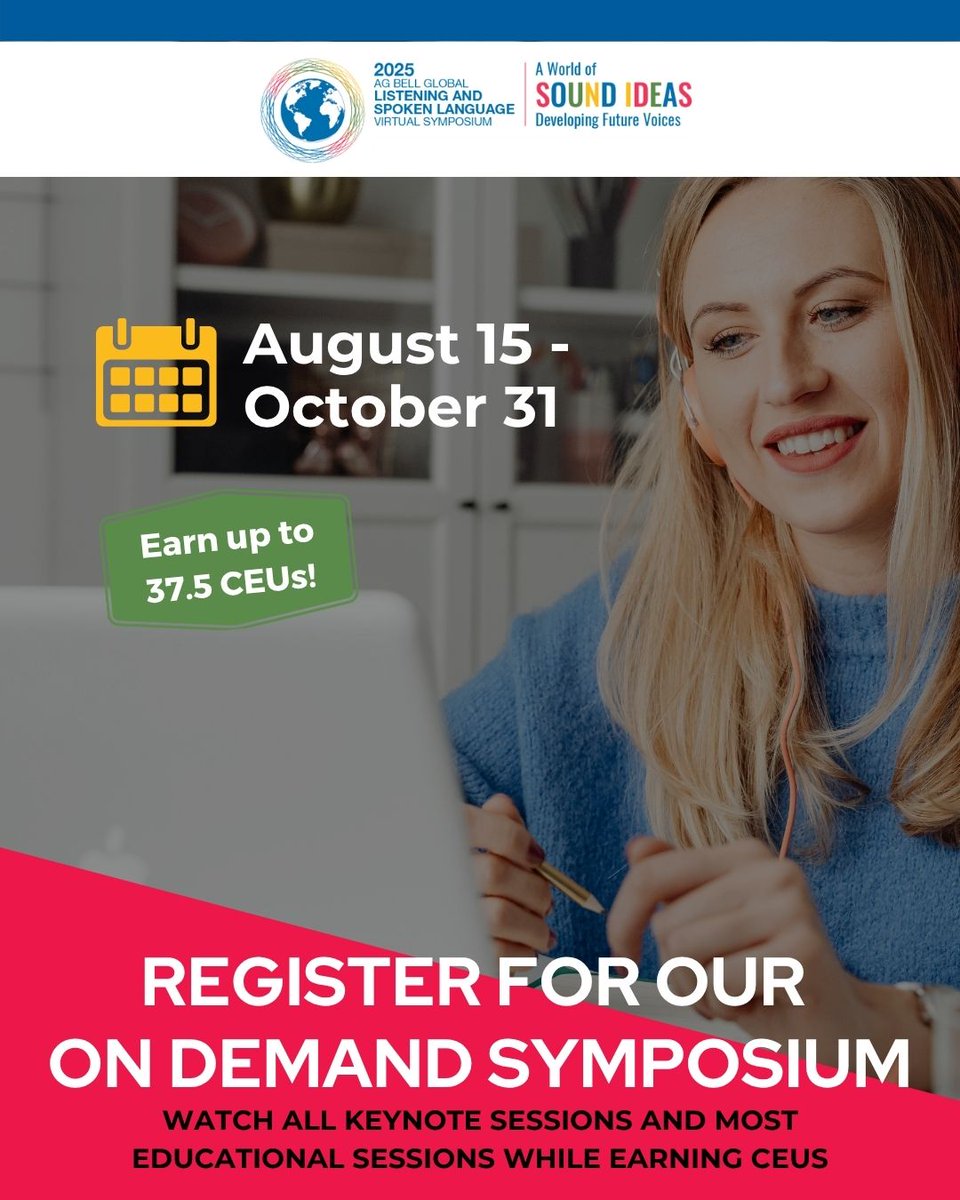 💻 Missed the Live AG Bell Symposium? You're not too late.

Anyone who registers today can still access most sessions on demand from August 15–October 31 through our online learning platform—and even earn CEUs at your own pace.

🔗 bit.ly/3T9BKfQ