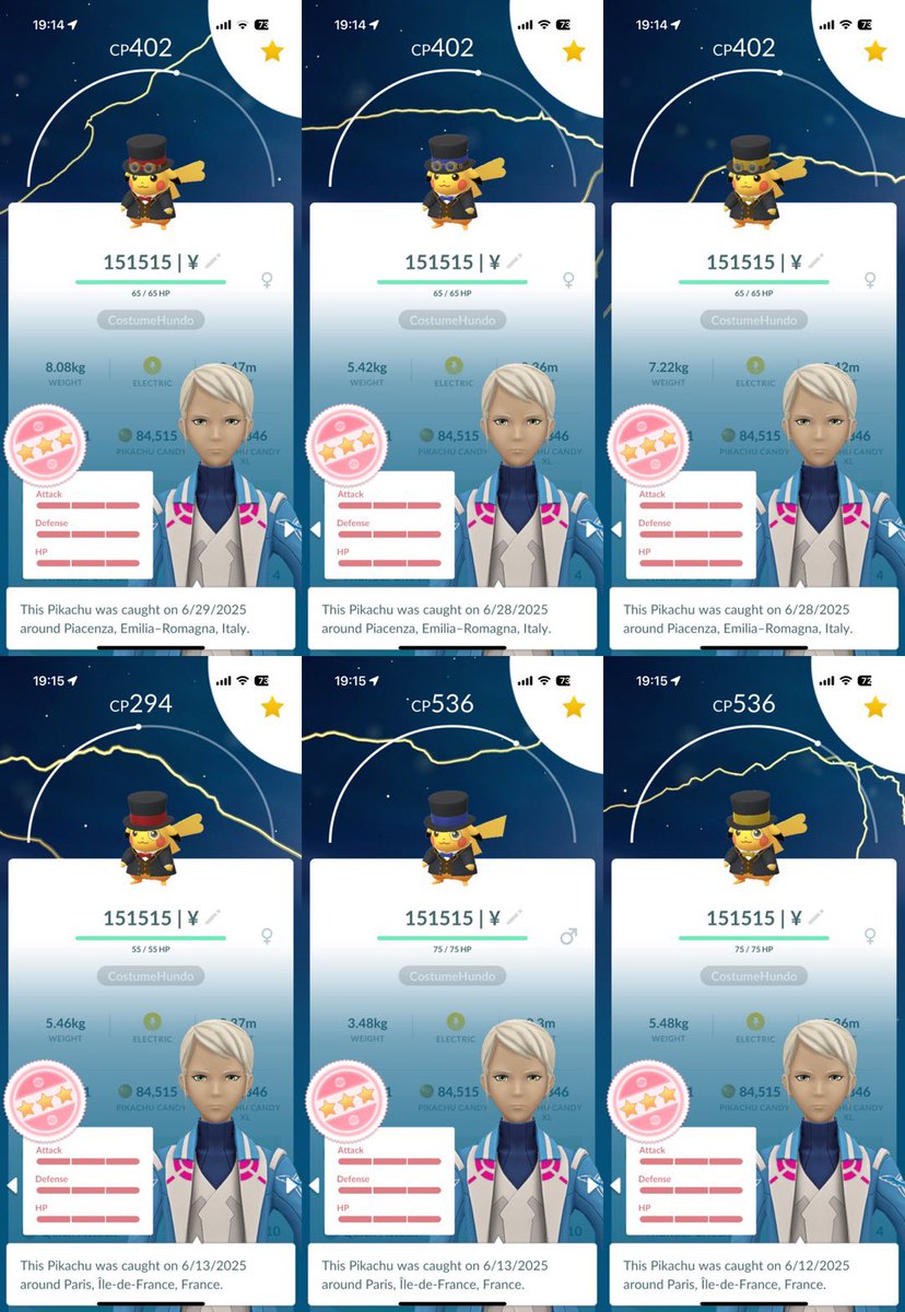 DONE 🎩♥️

Hundos of all GoFest Pikachu!

#PokémonGo