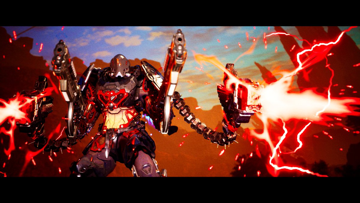 dxm_game's tweet image. Need a beginner-friendly particle weapon to run alongside your primary? Lock onto your enemies with the "Assault Shift" and let both weapons rip.
#TsukudaPic #DaemonXMachina #TitanicScion