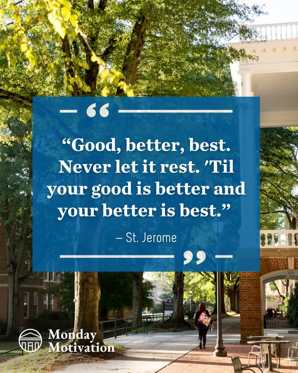 LongwoodCGPS's tweet image. New Monday. New week. New goals. Get motivated with Longwood's College of Graduate and Professional Studies! #lwgradstudies #MotivationalMonday #longwoodu