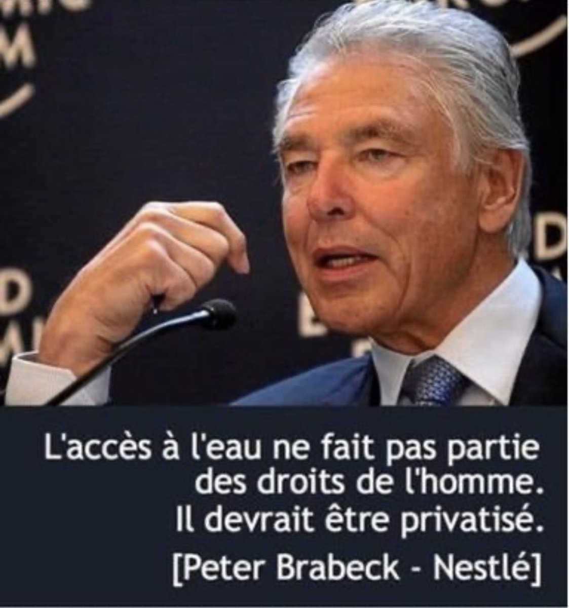 Il est toujours bon de rappeler la vision du monde de ce type d’ordure. Rappelons juste qu’il est désormais le grand manitou de Davos.