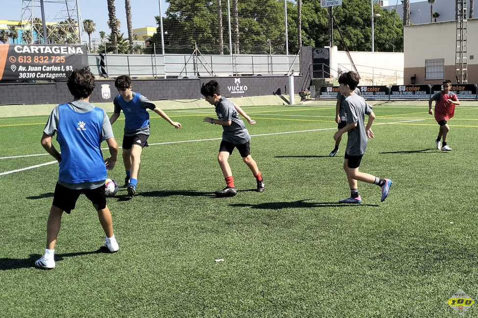 CartagenaEfese's tweet image. CAMPUS | Segunda semana de CAMPUS CARTAGENA F.C. UCAM 2025 organizado por @CartagenaEfese con la colaboración de @UCAM y #CEN (Cartagena Efesé Negocio) 🌞 
Nuevos ejercicios y más participantes 🫶
📷 bit.ly/campus_efese_u…
#CampusEfese